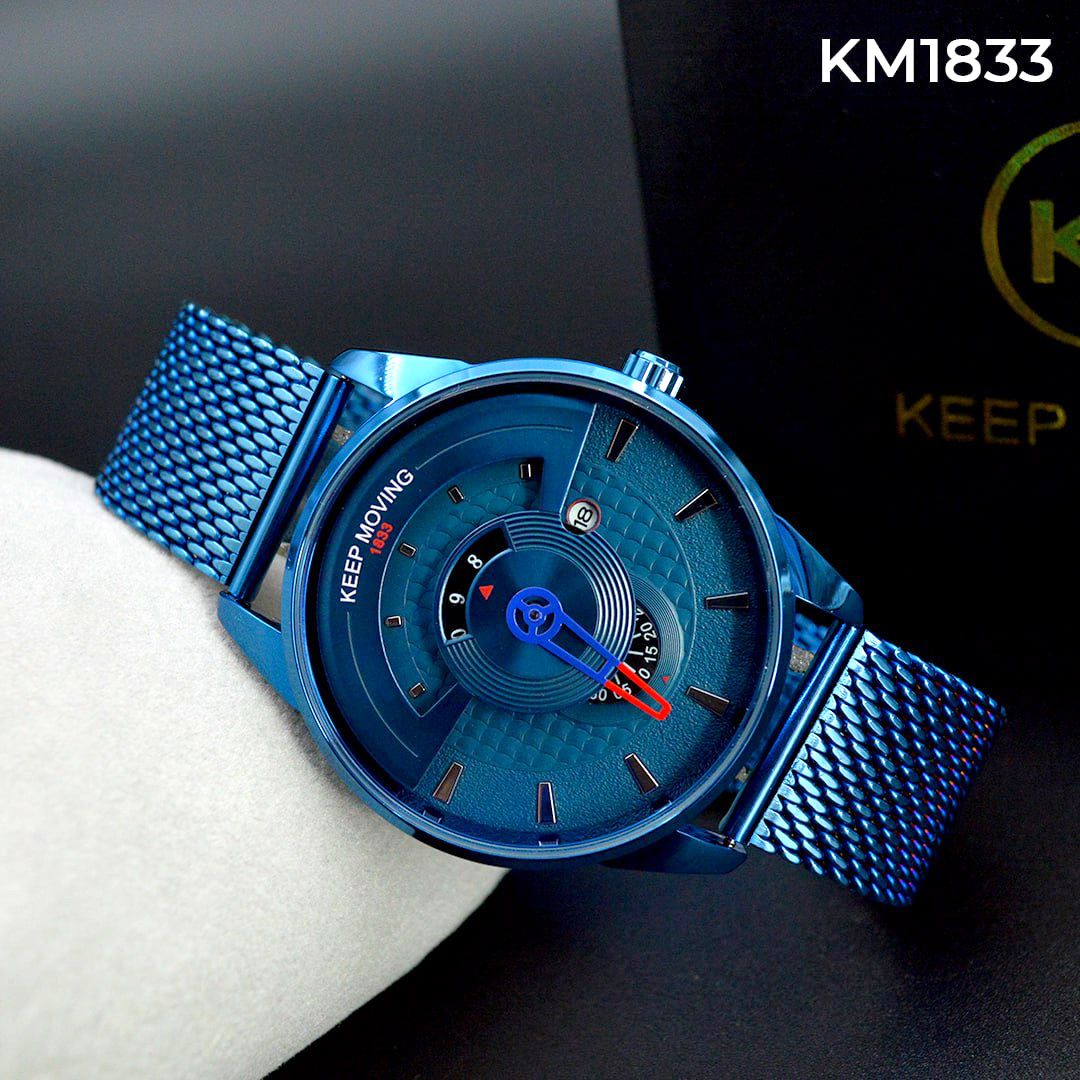 RELOJ HOMBRE KEEP MOVING KM1833 HORA GIRATORIA