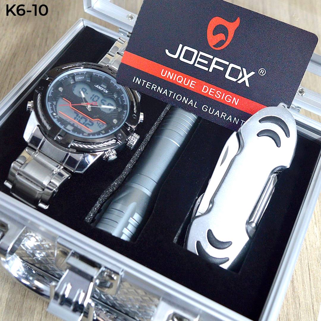 RELOJ JOEFOX + LINTERNA Y MULTIHERRAMIENTA