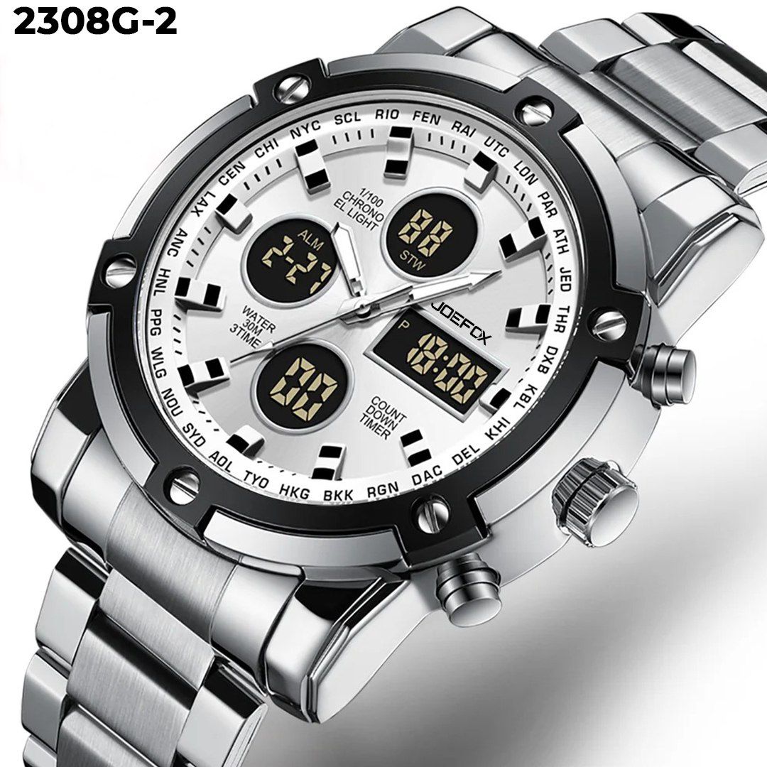 RELOJ JOEFOX 2308G ANALOGICO DIGITAL HOMBRE