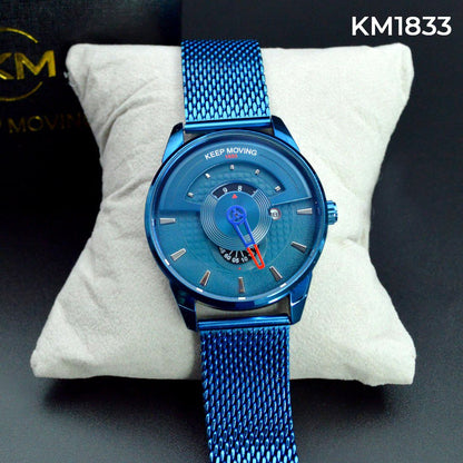 RELOJ HOMBRE KEEP MOVING KM1833 HORA GIRATORIA