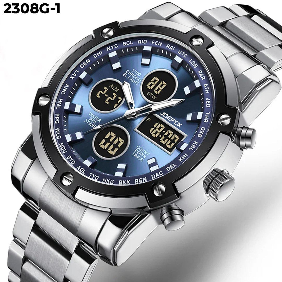 RELOJ JOEFOX 2308G ANALOGICO DIGITAL HOMBRE