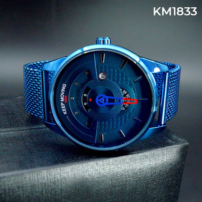 RELOJ HOMBRE KEEP MOVING KM1833 HORA GIRATORIA